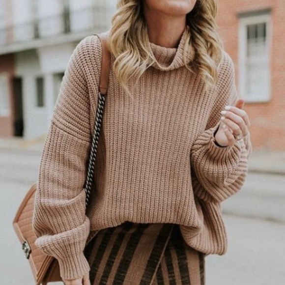 Free People Swim Too Deep sweater in Beige sz XS - Picture 2 of 3